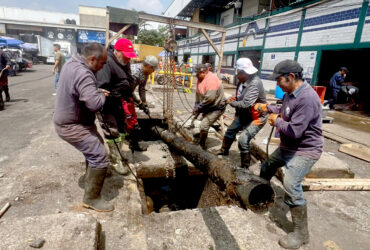 Inicia Administración de La Nueva Viga reparación de la tubería principal de agua